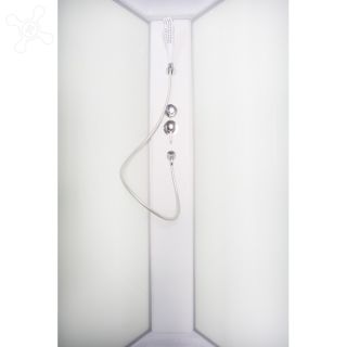 Душевая кабина Deto L 902 L N с гидромассажем 120х80х200 см